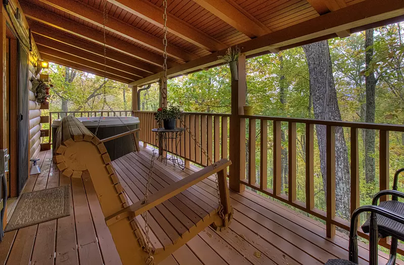 Little Valley Resort offers a park-like setting. The resort was designed with nature in mind. The developer did not clear cut the mountain so it is a wonderful place to stay during your visit to the Pigeon Forge area.